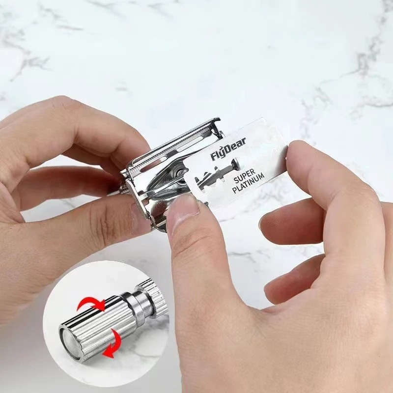100PCS/10PCS Stainless Steel D - đánh giá và giá Safety Razor Handle