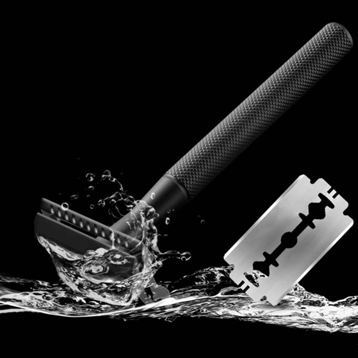 Black Weighted Handle Safety R - đánh giá và giá Safety Razor Handle