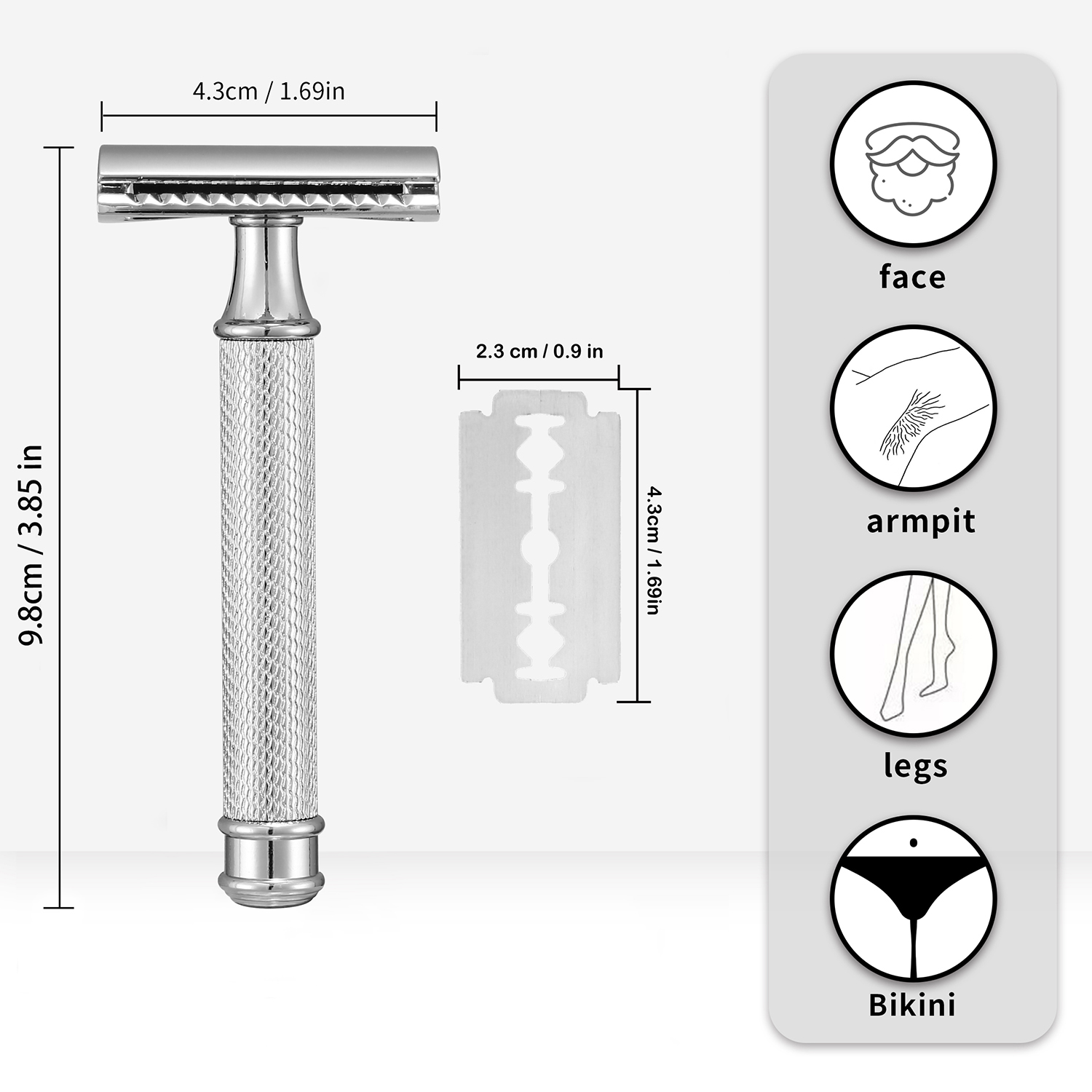 Premium Single Blade Safety Ra - đánh giá và giá Safety Razor Handle