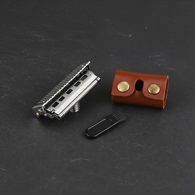 Matte Black Single Blade Manua - đánh giá và giá Safety Razor Handle
