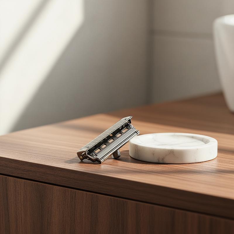 Matte Black Single Blade Manua - đánh giá và giá Safety Razor Handle